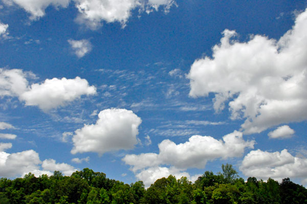 clouds in the sky